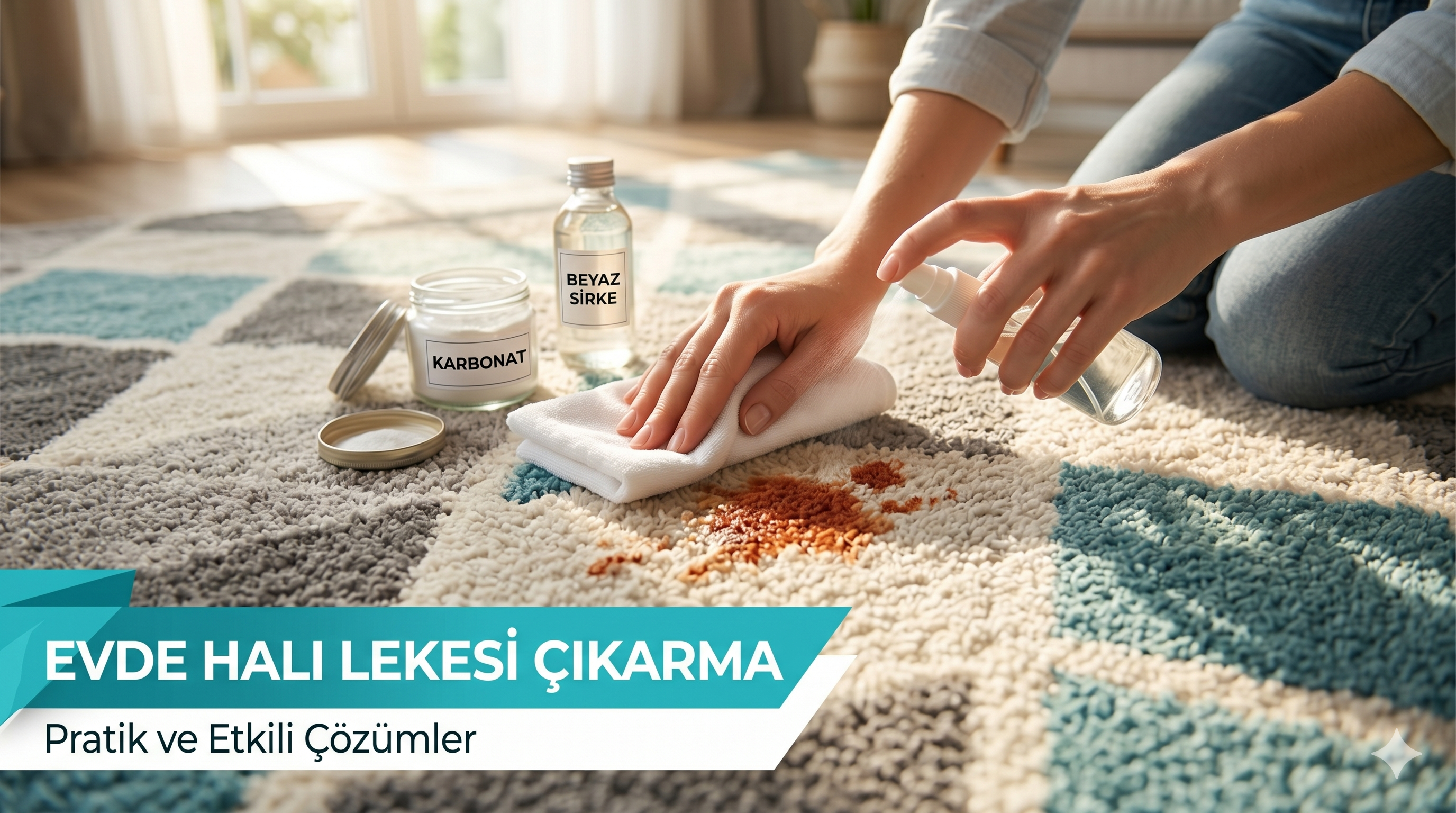Halı lekesi çıkarma yöntemleri